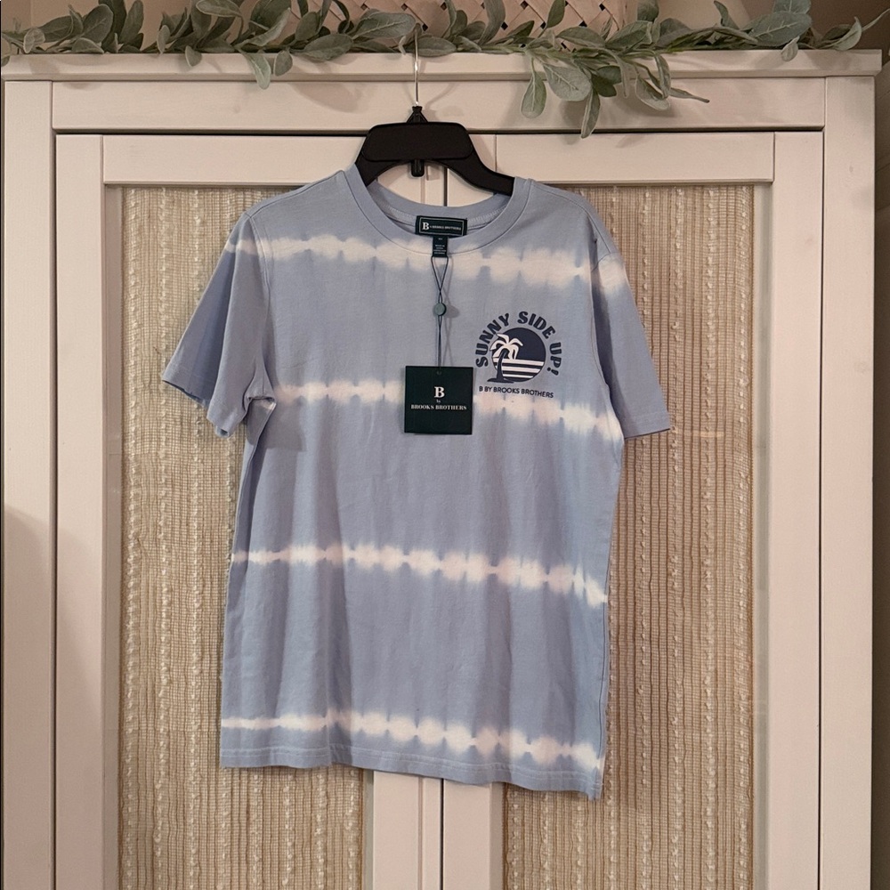 B by Brooks Brothers Boys Tee - Blue NWT